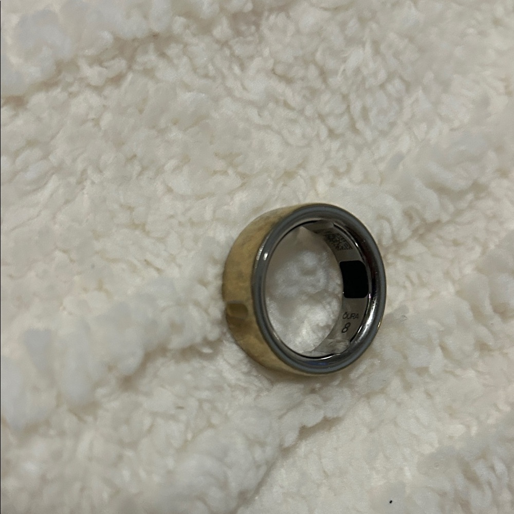Oura Gold and Silver Wearable Ring